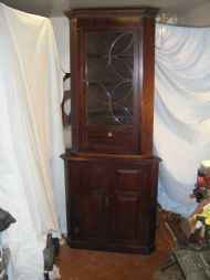 Corner Cabinet and Cupboard